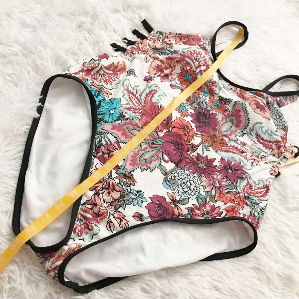 Gibson Latimer Floral One Piece Swimsuit NWT ✨ - Picture 6 of 7